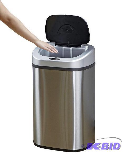 lot 28 image: 21-Gallon Motion-Sensor Trash Can