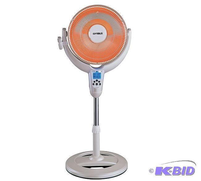 lot 33 image: 14 Oscillating Dish Heater