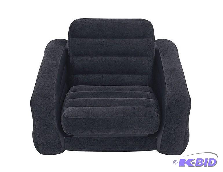 lot 40 image: Plush Pull-Out Inflatable Chair