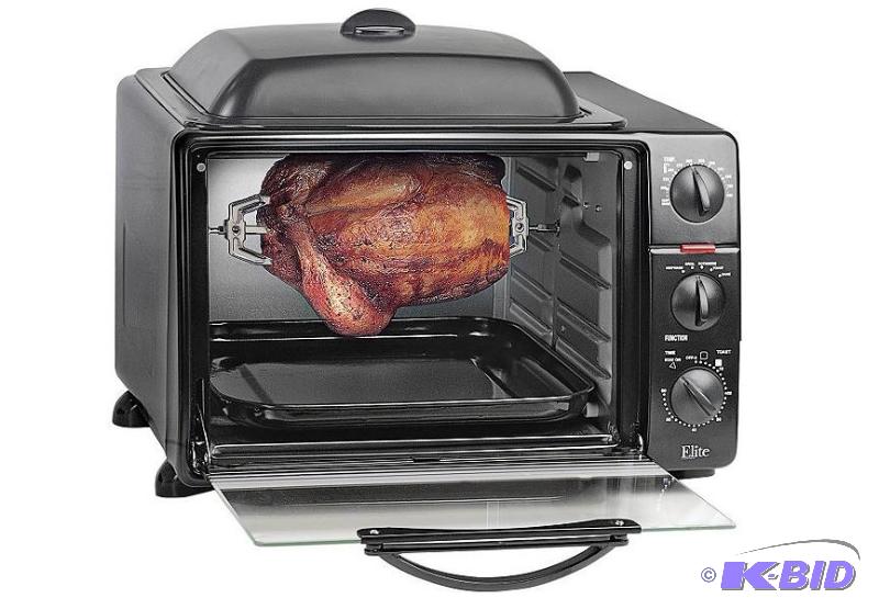 lot 45 image: Elite Multifunction Toaster Oven