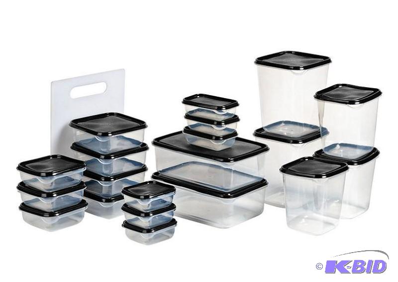 lot 70 image: 40pc Storage Set and Cutting Board