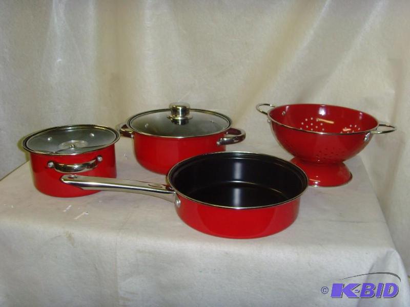lot 73 image: Carbon Steel Cookware Set