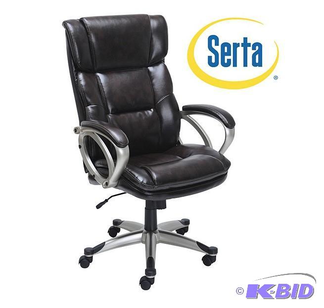 lot 8 image: Serta Leather Big & Tall Chair