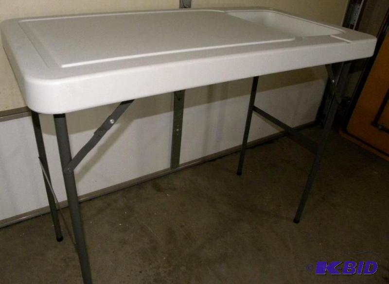 Fish  Game Processing Table, containment gro...