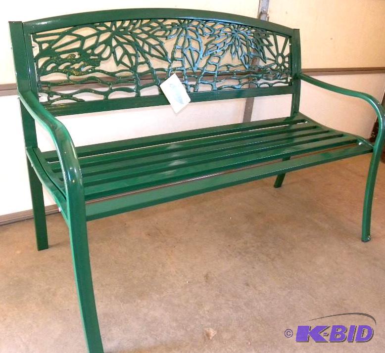 Astonica Palm Tree Bench, steel tubing frame,...