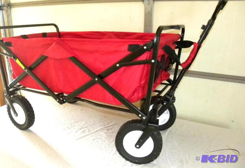 MAC Sports Folding Wagon, 150lb capacity, tel...
