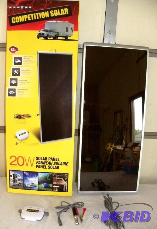 20 watt Solar Panel with Controller,&nbsp bl...