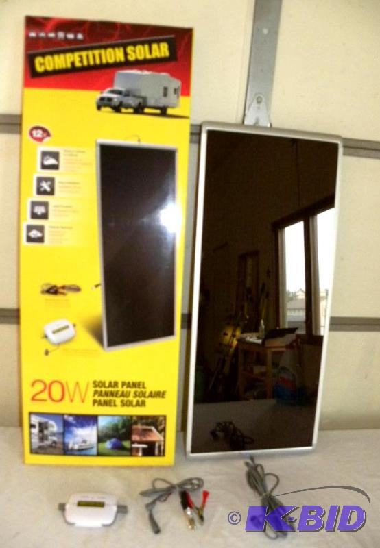 20 watt Solar Panel with Controller,&nbsp bl...