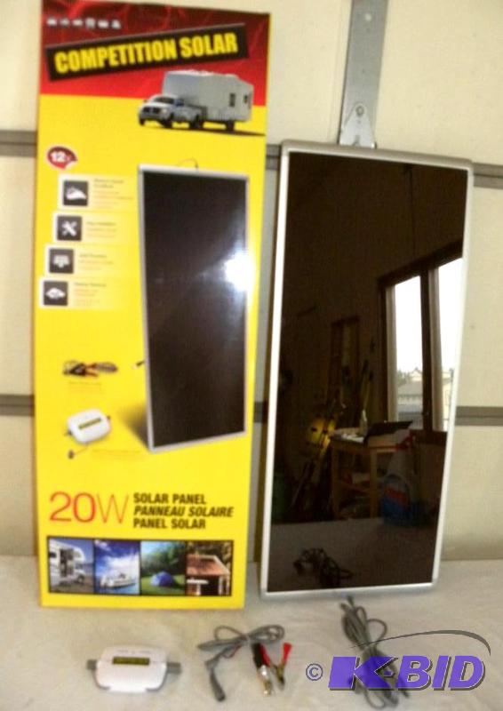 20 watt Solar Panel with Controller,&nbsp bl...