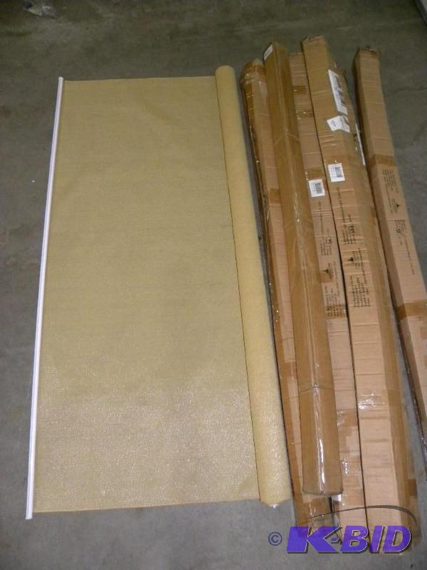 Lot of 8 Roll Up Sun Shades, 6x6, 7 sand 1 g...