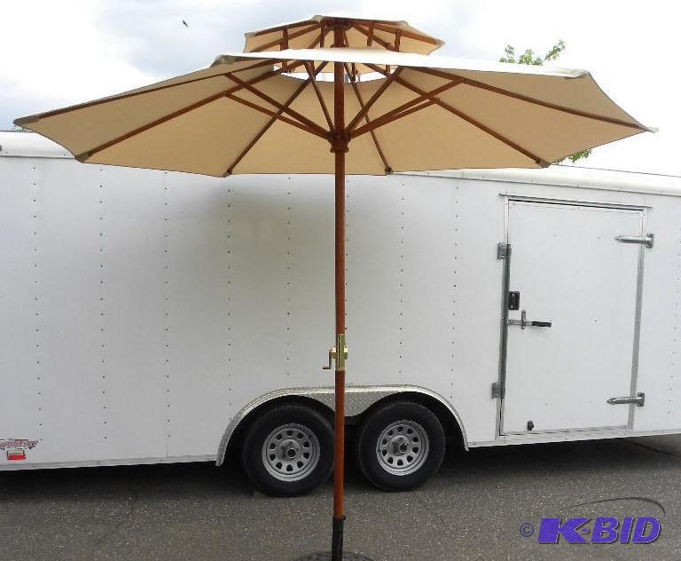 10-ft Market Umbrella, khaki, 1 78&quot dia...