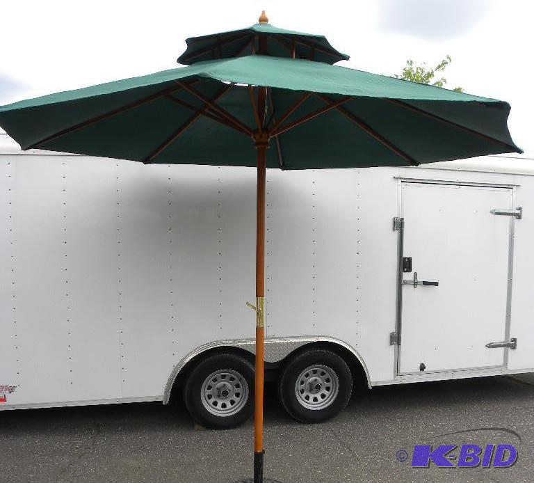 10-ft Market Umbrella, hunter green, 1 78&qu...