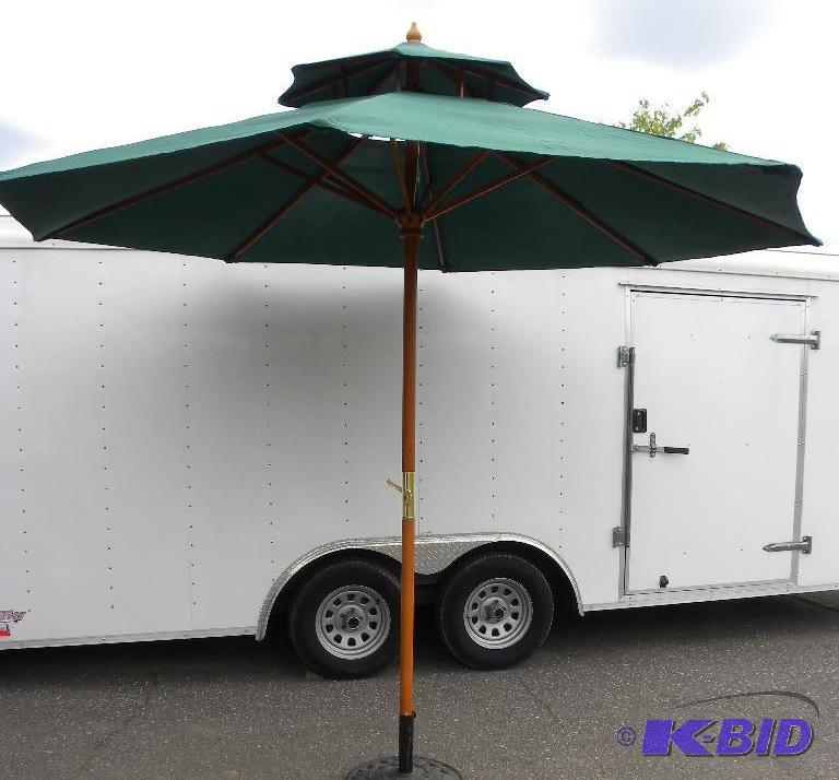 10-ft Market Umbrella, hunter green, 1 78&qu...