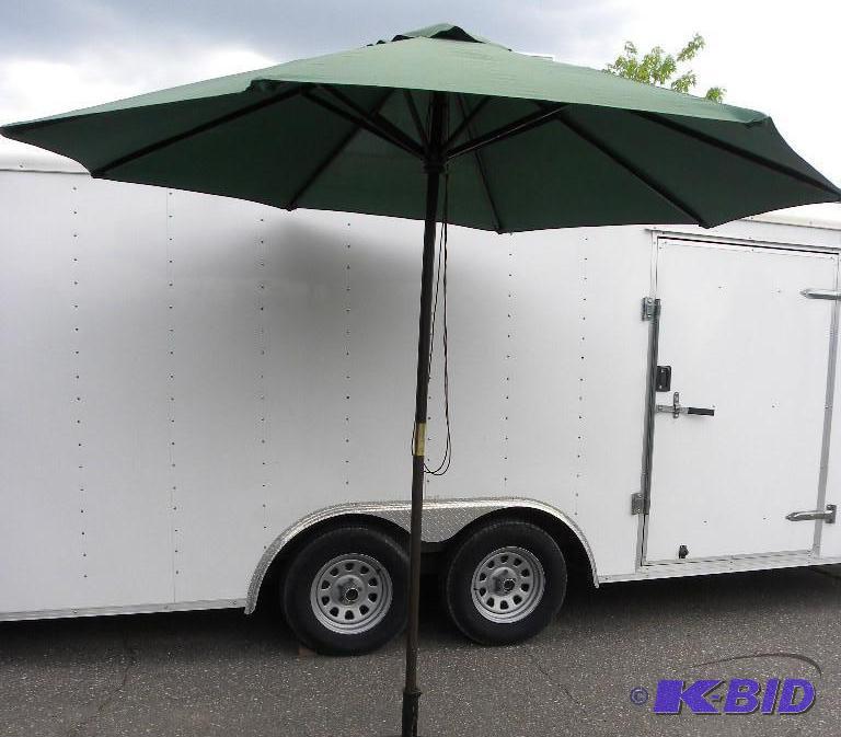 9-ft&nbsp Market Umbrella, hunter green, 1 1...