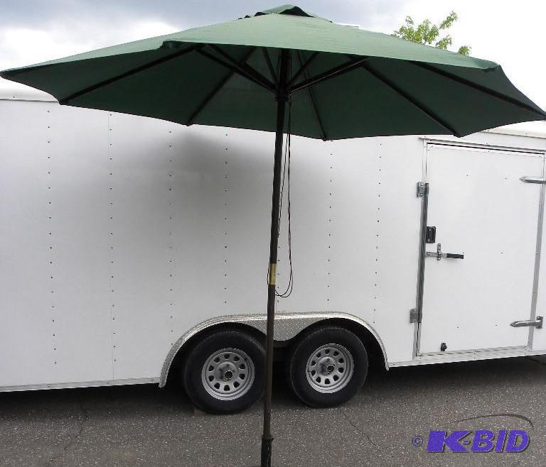 9-ft&nbsp Market Umbrella, hunter green, 1 1...