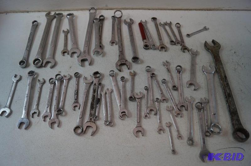 Assortment of wrenches