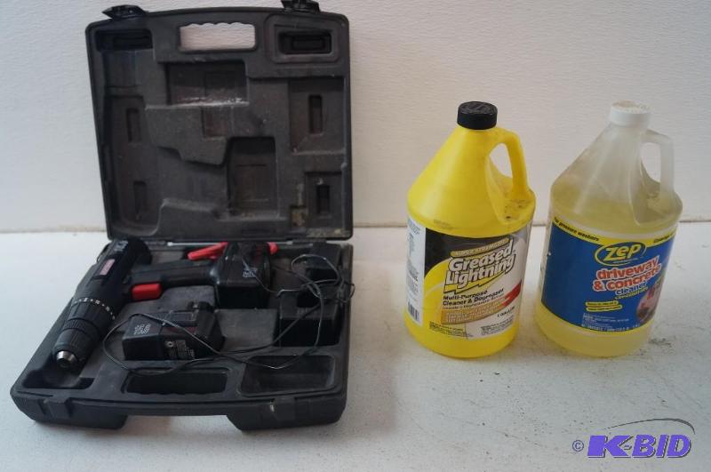 Craftsmens drill and degreaser