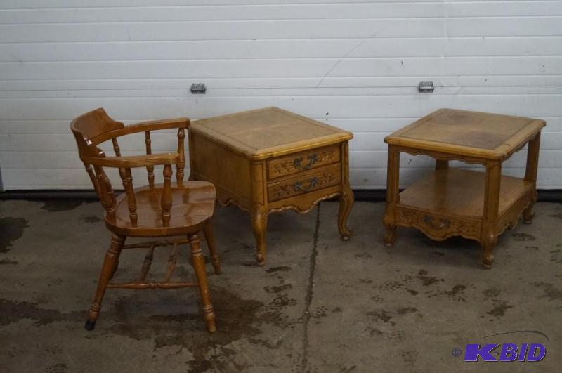 oak end table