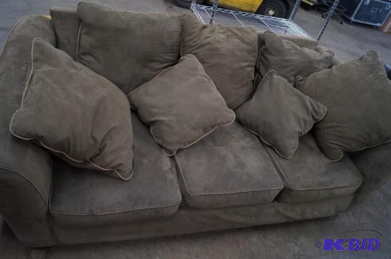 78 couch with pillows