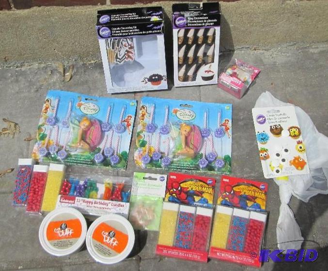 Lot of Disney fairy and Spiderman theme cake ...