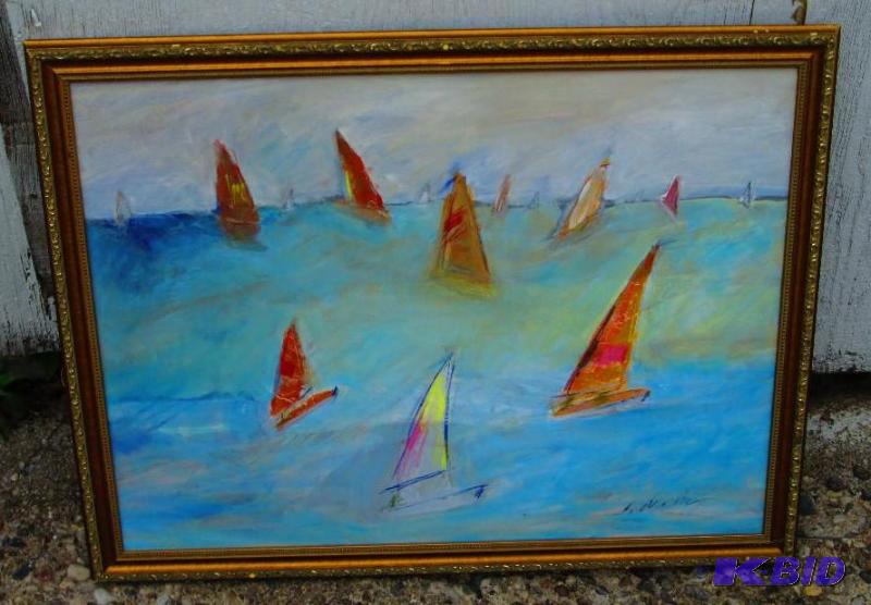 Original art by Twin Cities artist Frank W Sc...