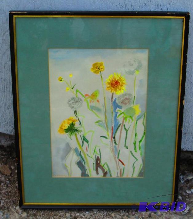 Matted floral print, 10 x 14 in 17 x 21 inch ...