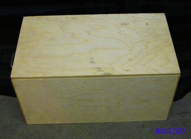 Nice solid wood trunk, 13 x 23 inches, 12 inc...
