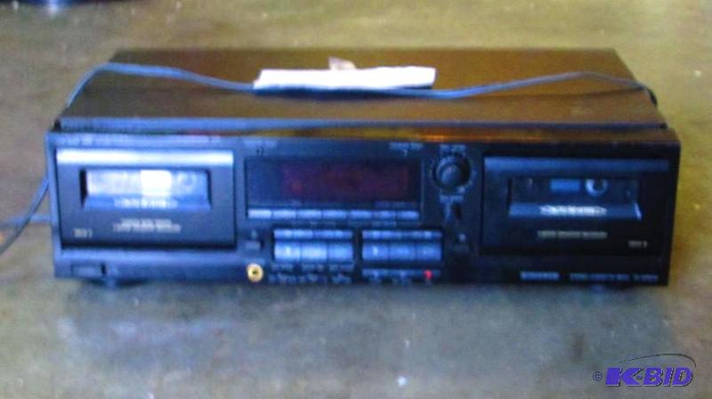 Dolby stereo dual cassette recorder player, m...