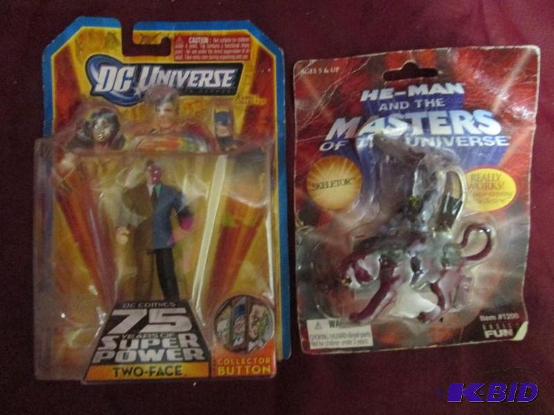 Pair of action figures in original packages. ...