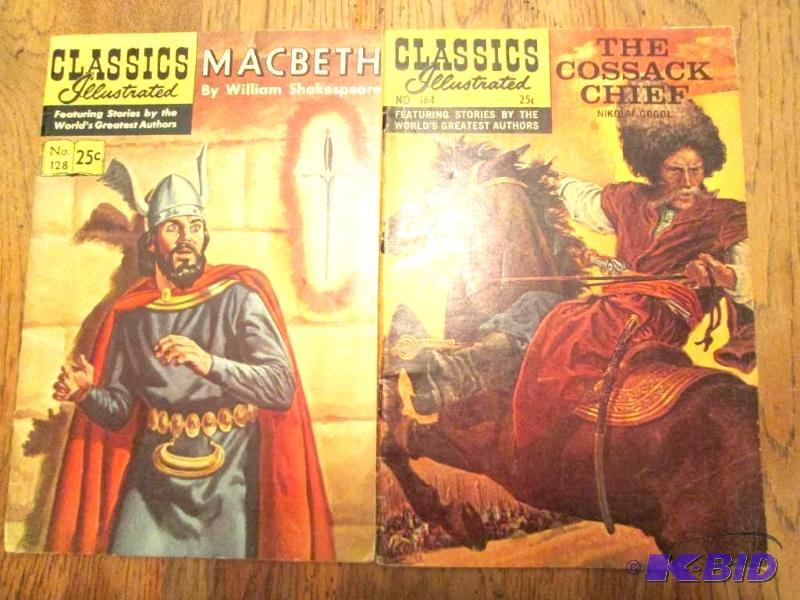 Lot of 2 Classic Illustrated comic books-Macb...