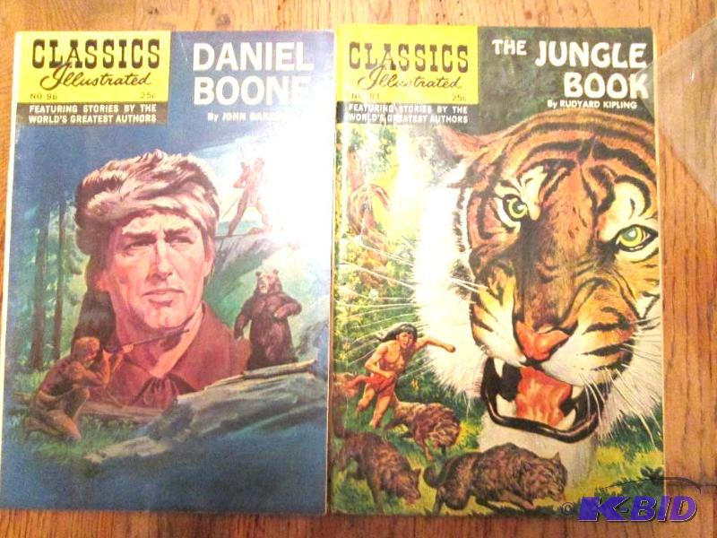 Lot of 2 Classic Illustrated comic books-Jung...