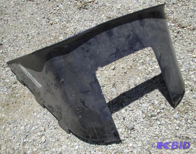 Plastic snowmobile shield...
