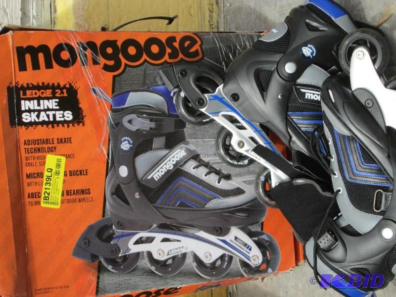 Mongoose Ledge 2.1 adjustible inline skates...