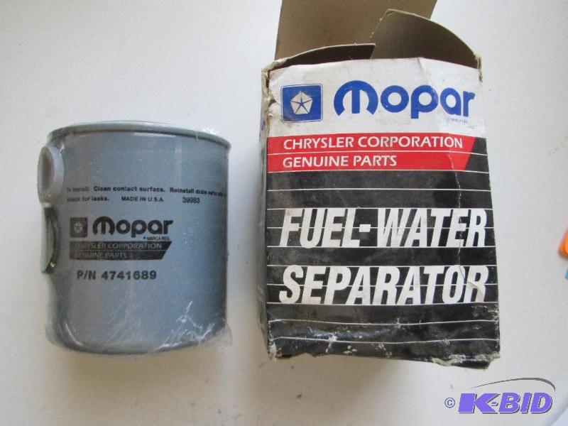 Mopar diesel fuel water seperator for 94 Dod...