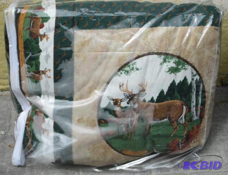 New deer scene blanket...