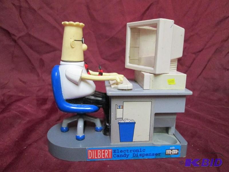 Dilbert electronic candy dispenser for M&amp...