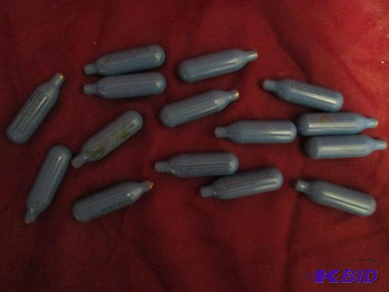 Lot of 15 small nitris oxide cartridges....