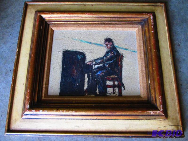 original oil painting, 8x10 in a 15 x 18 inch...