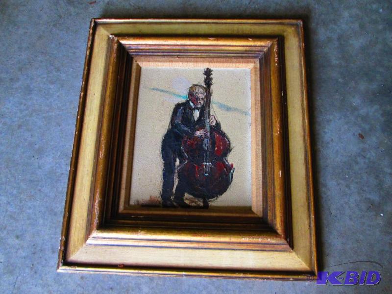 Original oil painting 8 x 10 in a 15 x 18 inc...