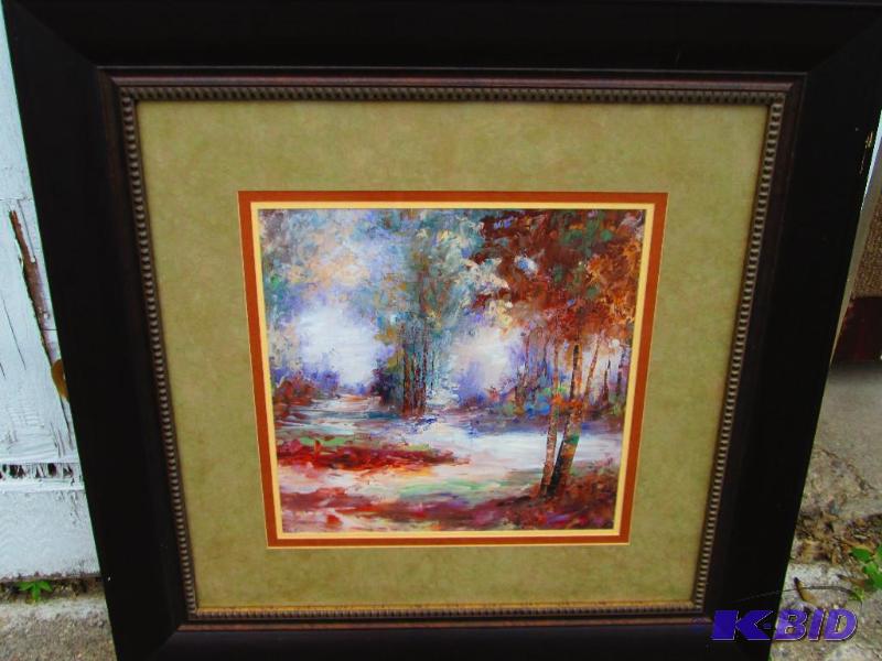 Nature print in nice matted frame from Parago...