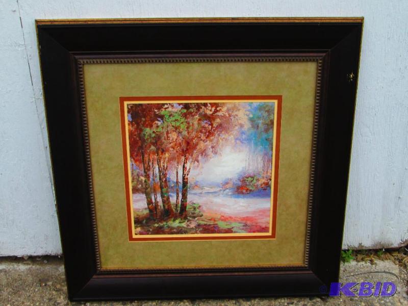 Nature print in nice matted frame from Parago...
