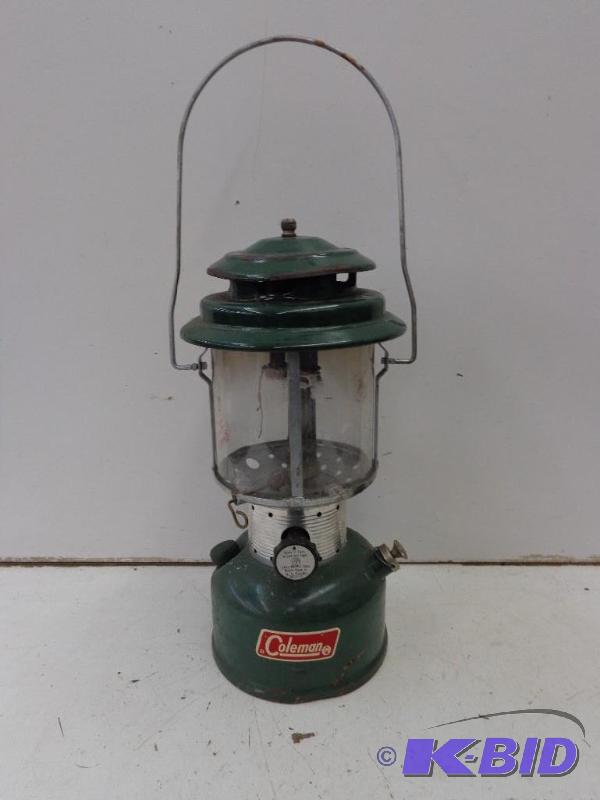 lot 125 image: Coleman White Gas Lamp Mantles Need to Be Rep...