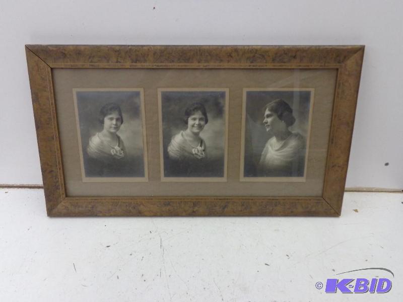 lot 131 image: Vintage Picture and Picture Frame 22 34"...