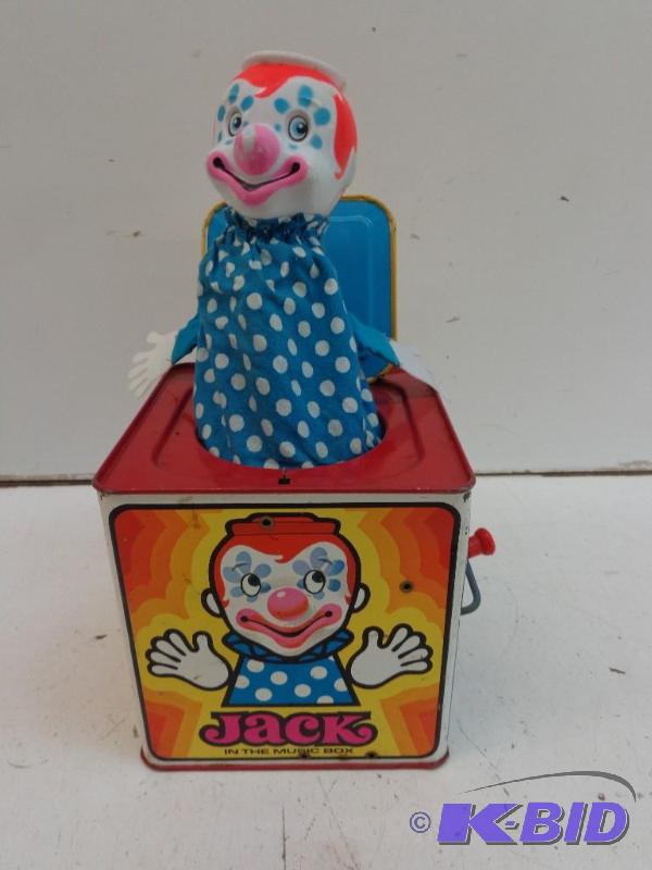 lot 38 image: Mattel Inc Jack In the Box 1971 Collectable T...
