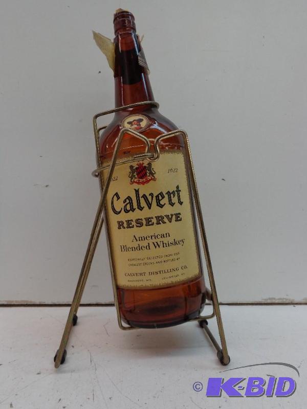 lot 72 image: Calvert Reserve American Blended Whiskey Bott...