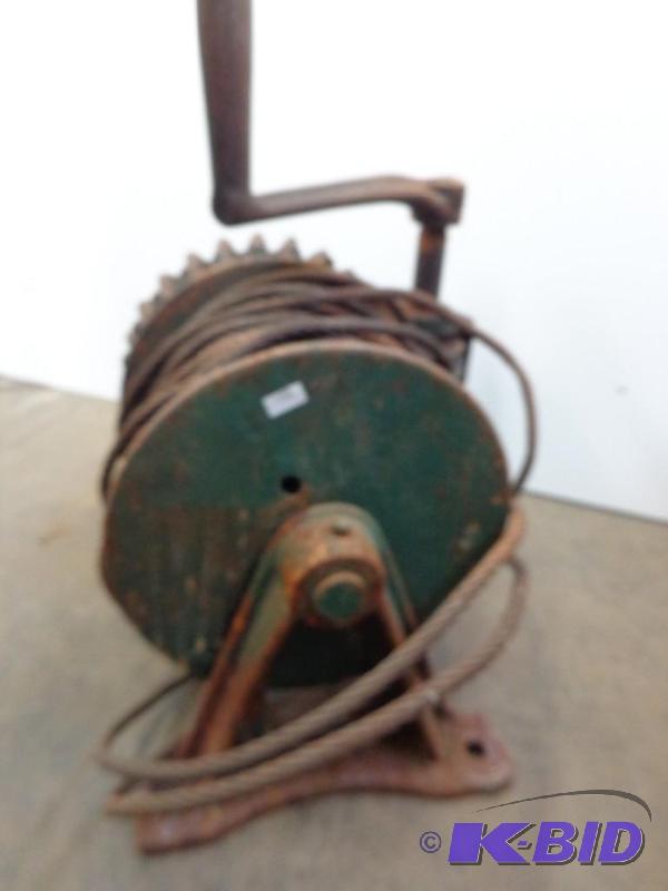 Hand Crank Winch JH Channon Corp Chicago Stee | Antiques and