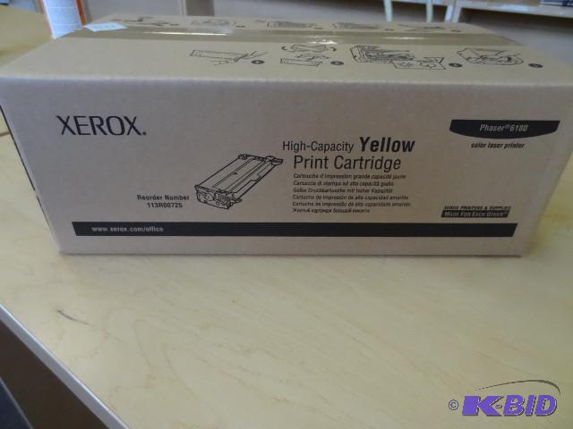 Xerox Phaser 6180 yellow print cartridge...
