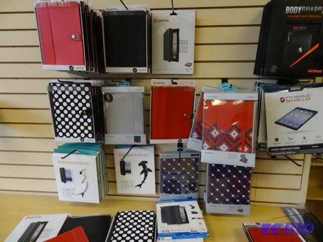 Large variety of I pad covers. Bring box...