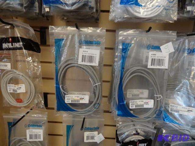 Row of cable adapters...