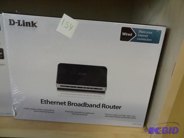 D link ethernet broad band router...